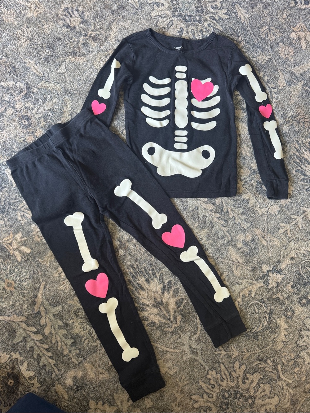 Carters Skeleton PJs